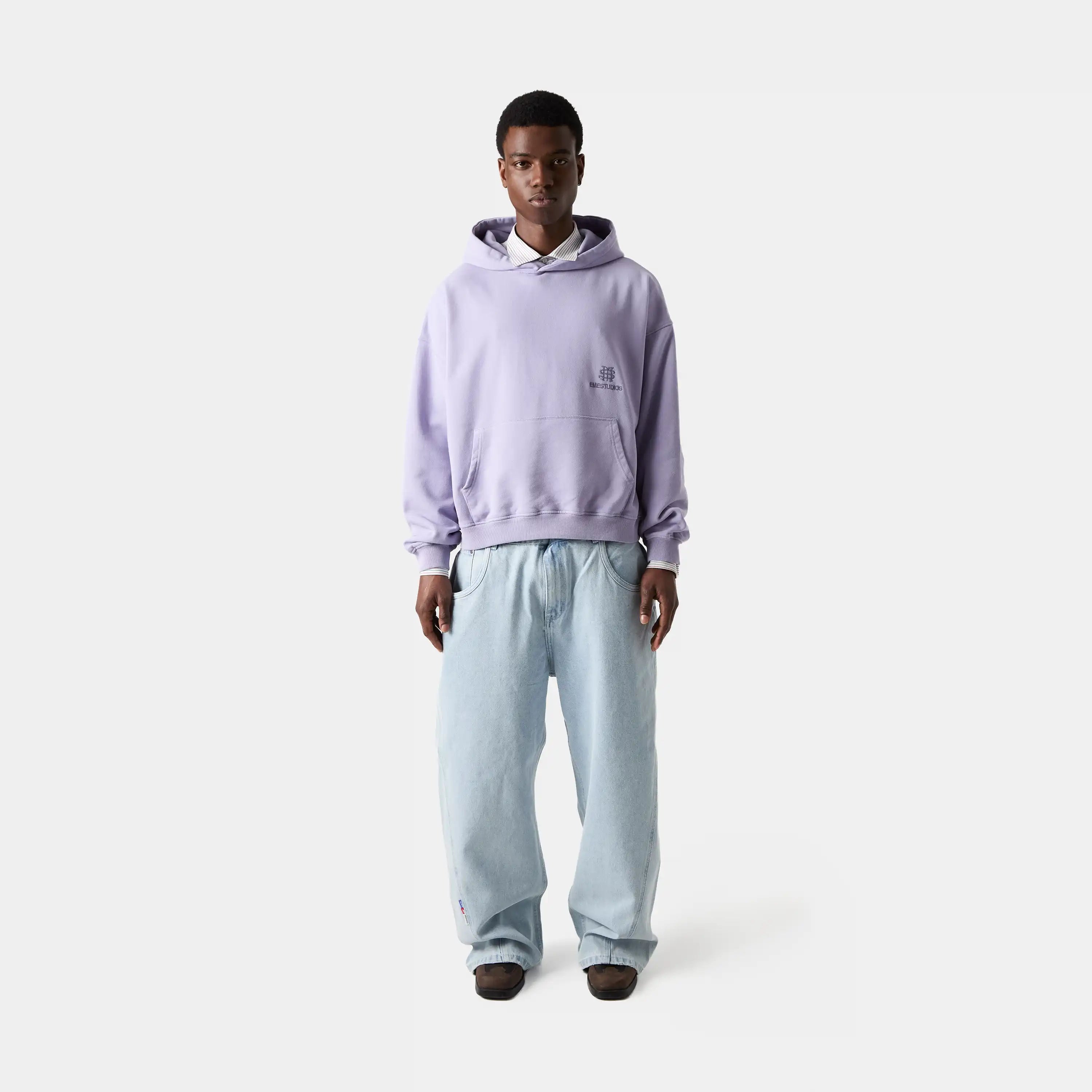 Daily Lavender Oversized Hoodie