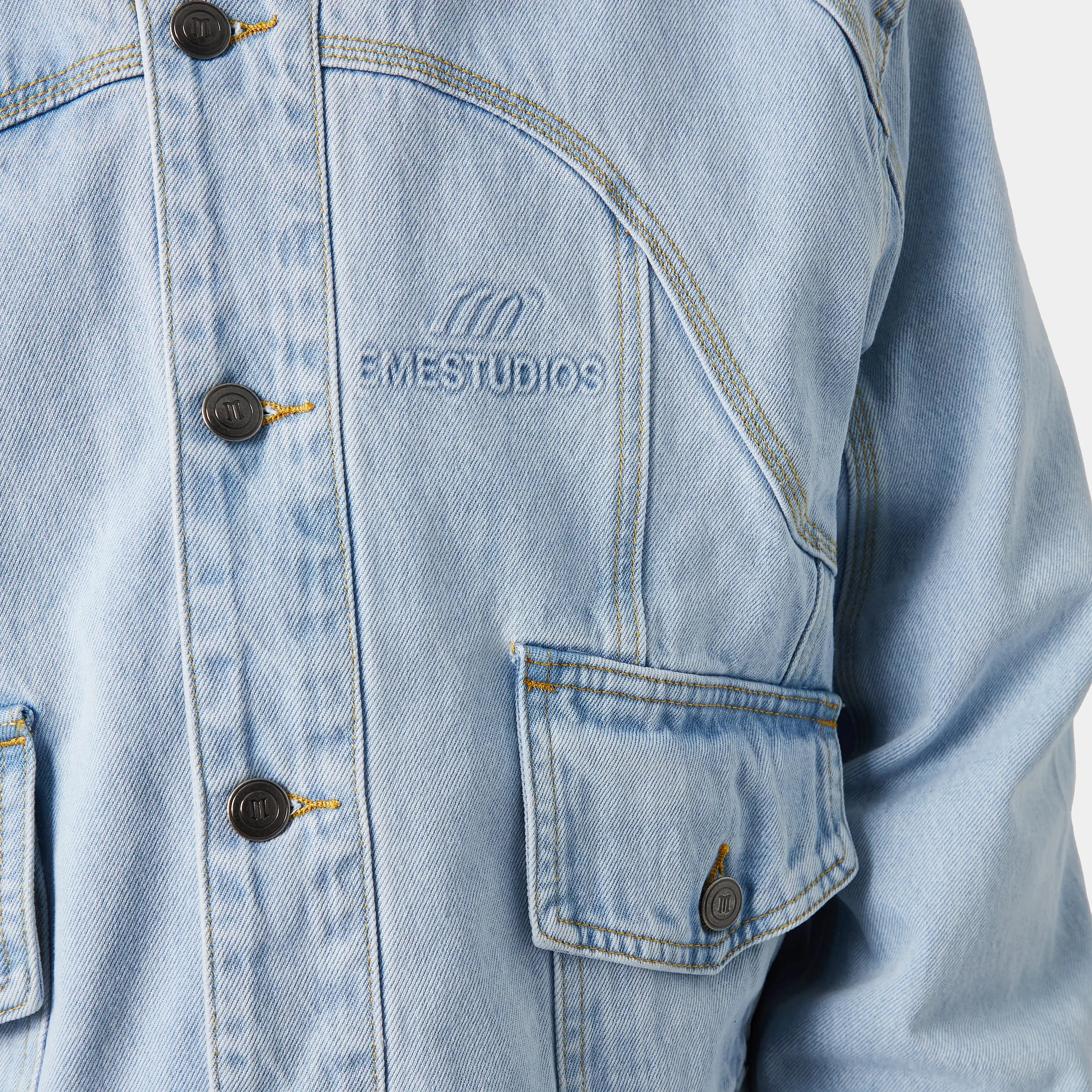 Eddy Pale Denim Boxy Jacket