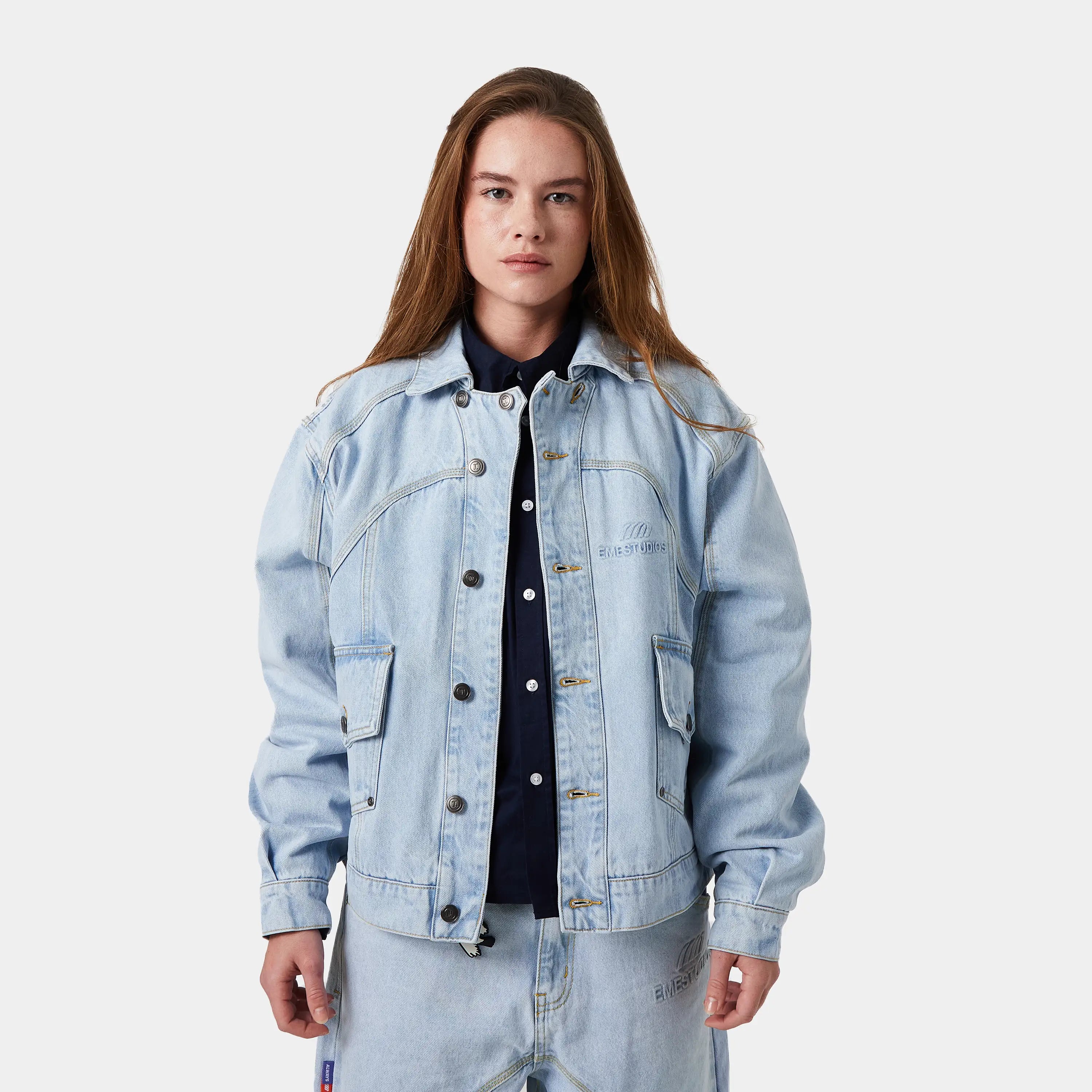 Eddy Pale Denim Boxy Jacket