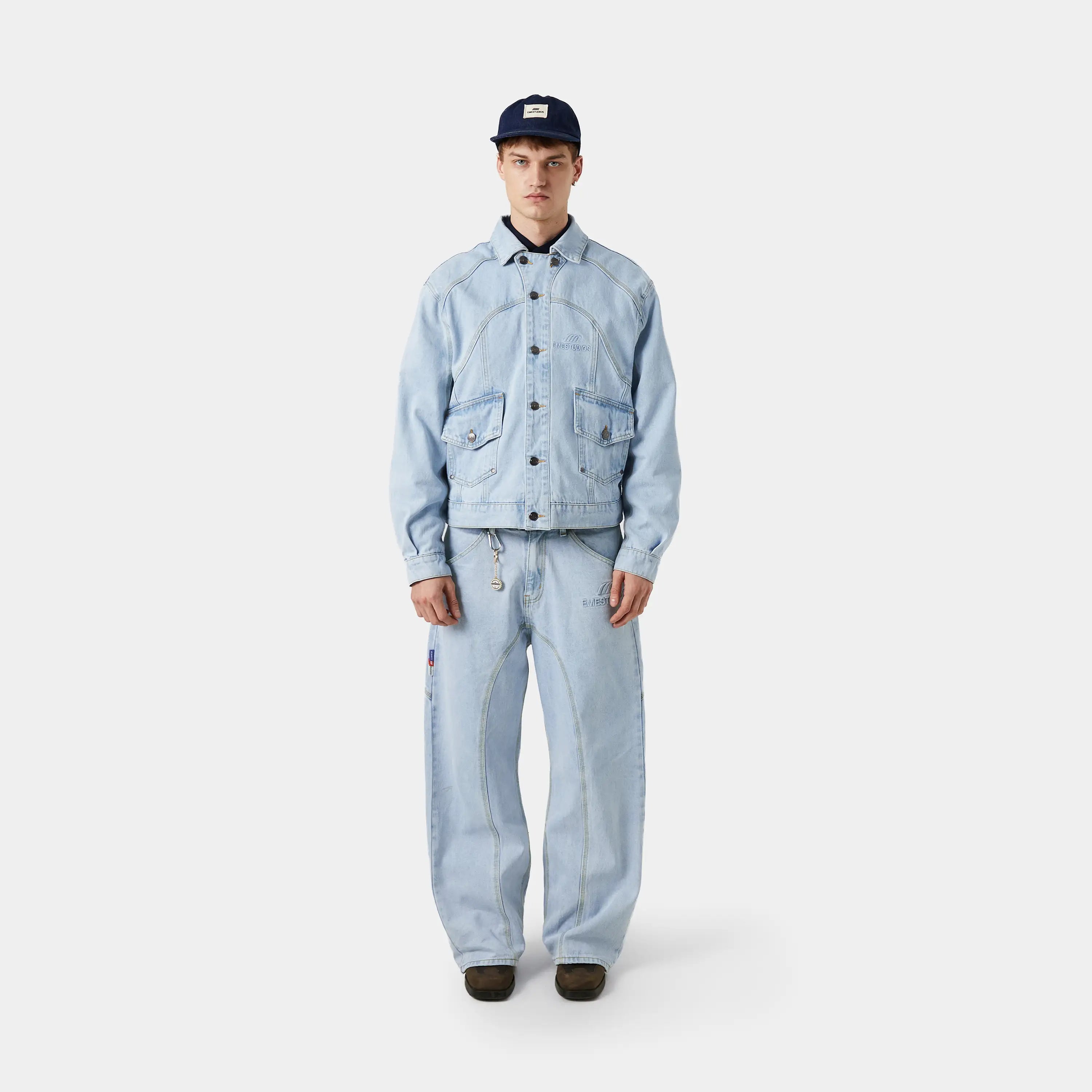 Eddy Pale Denim Boxy Jacket