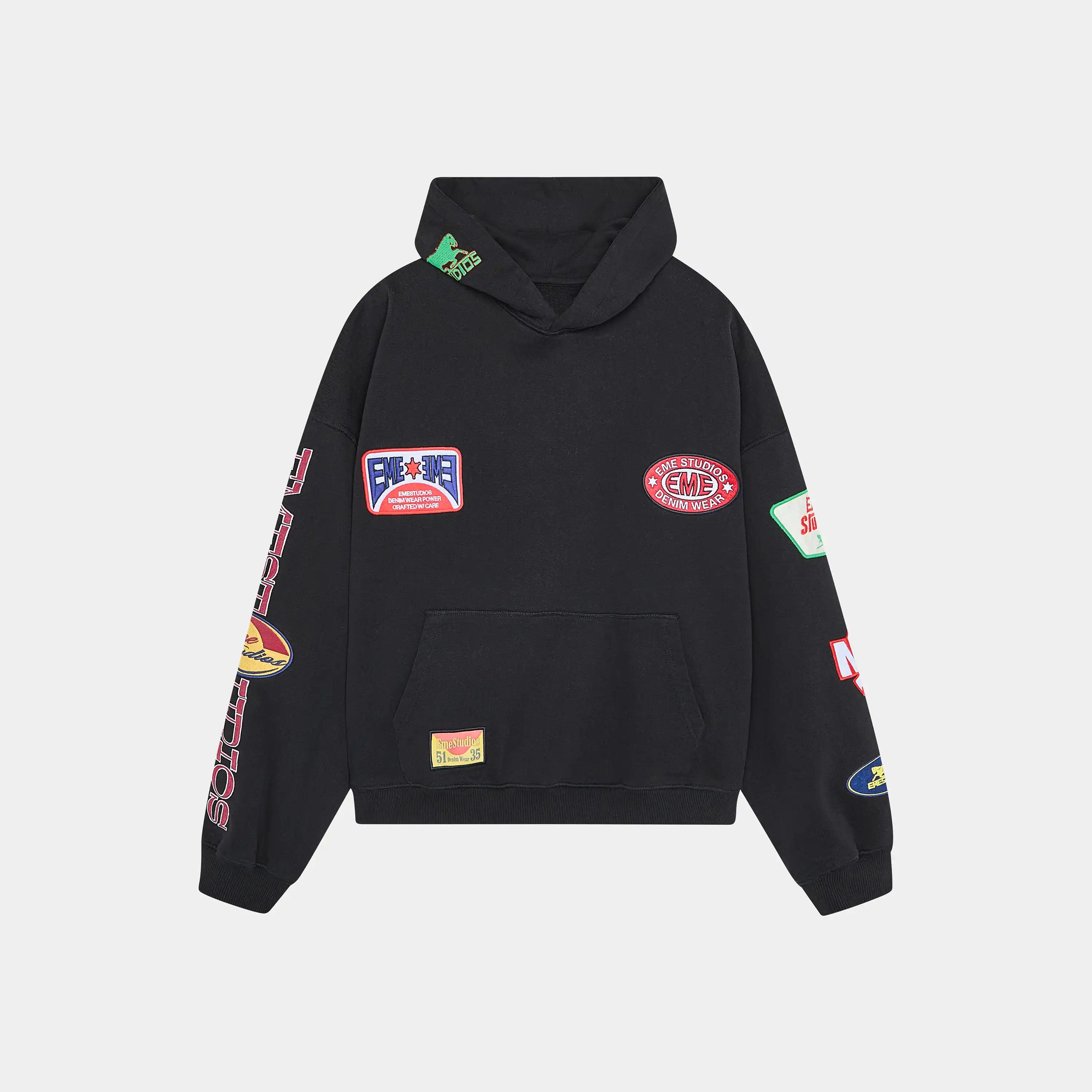 Patches Shadow Oversized Hoodie