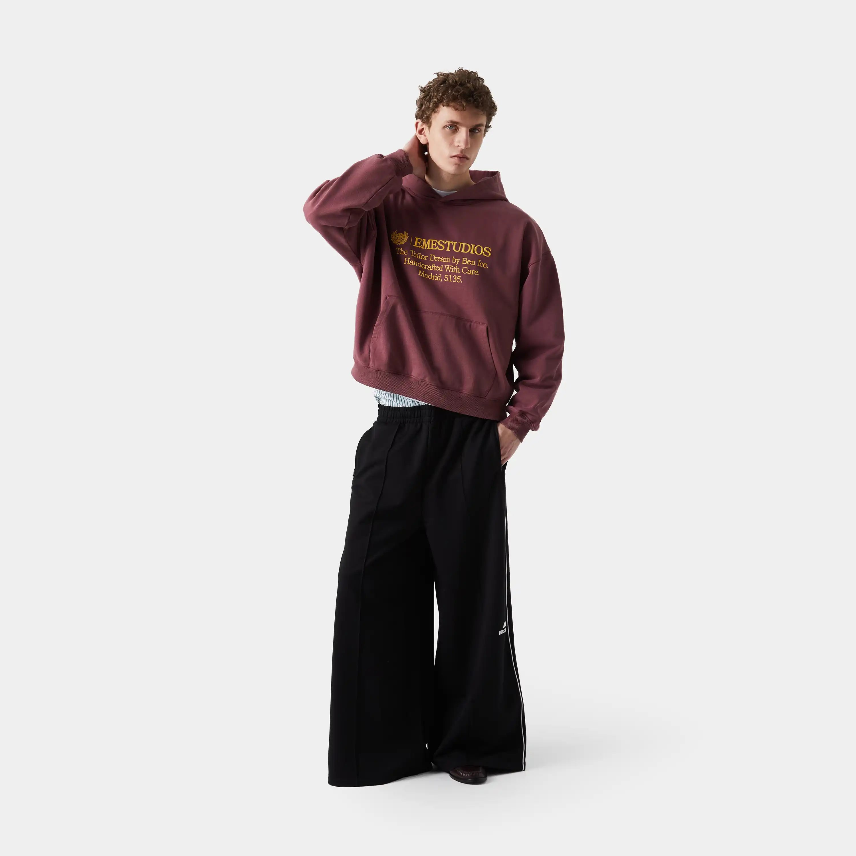 Somm Black Baggy Sweatpants