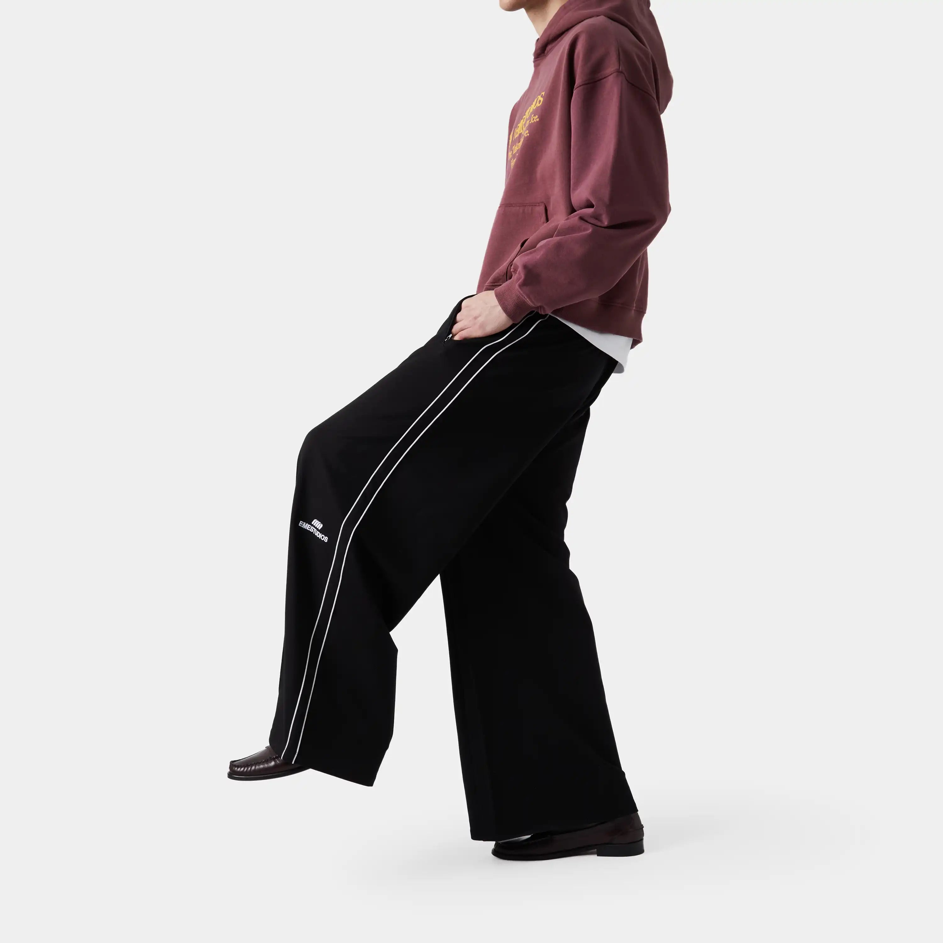 Somm Black Baggy Sweatpants
