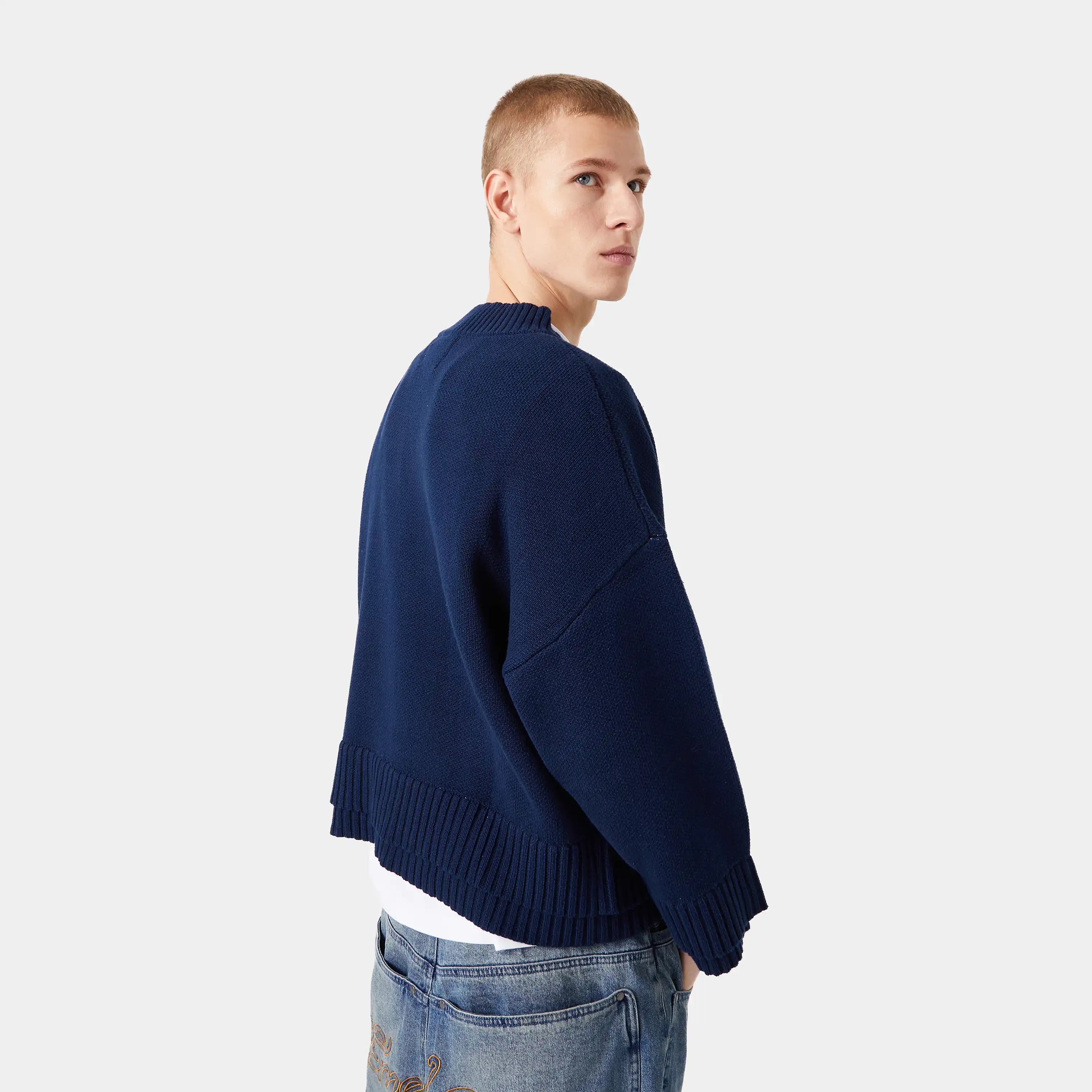 Bryss Navy Knit