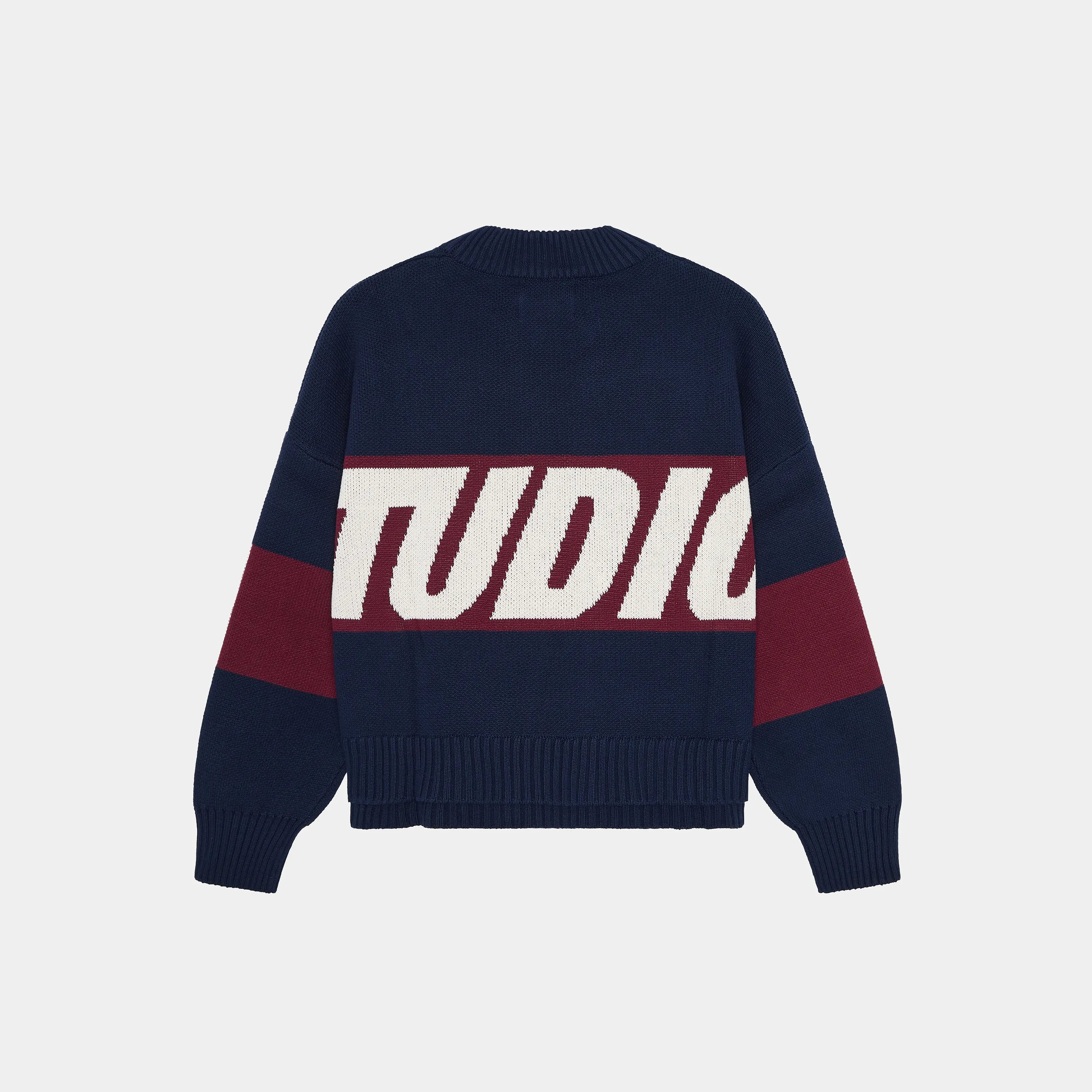 Thrill Indigo Knit Sweater