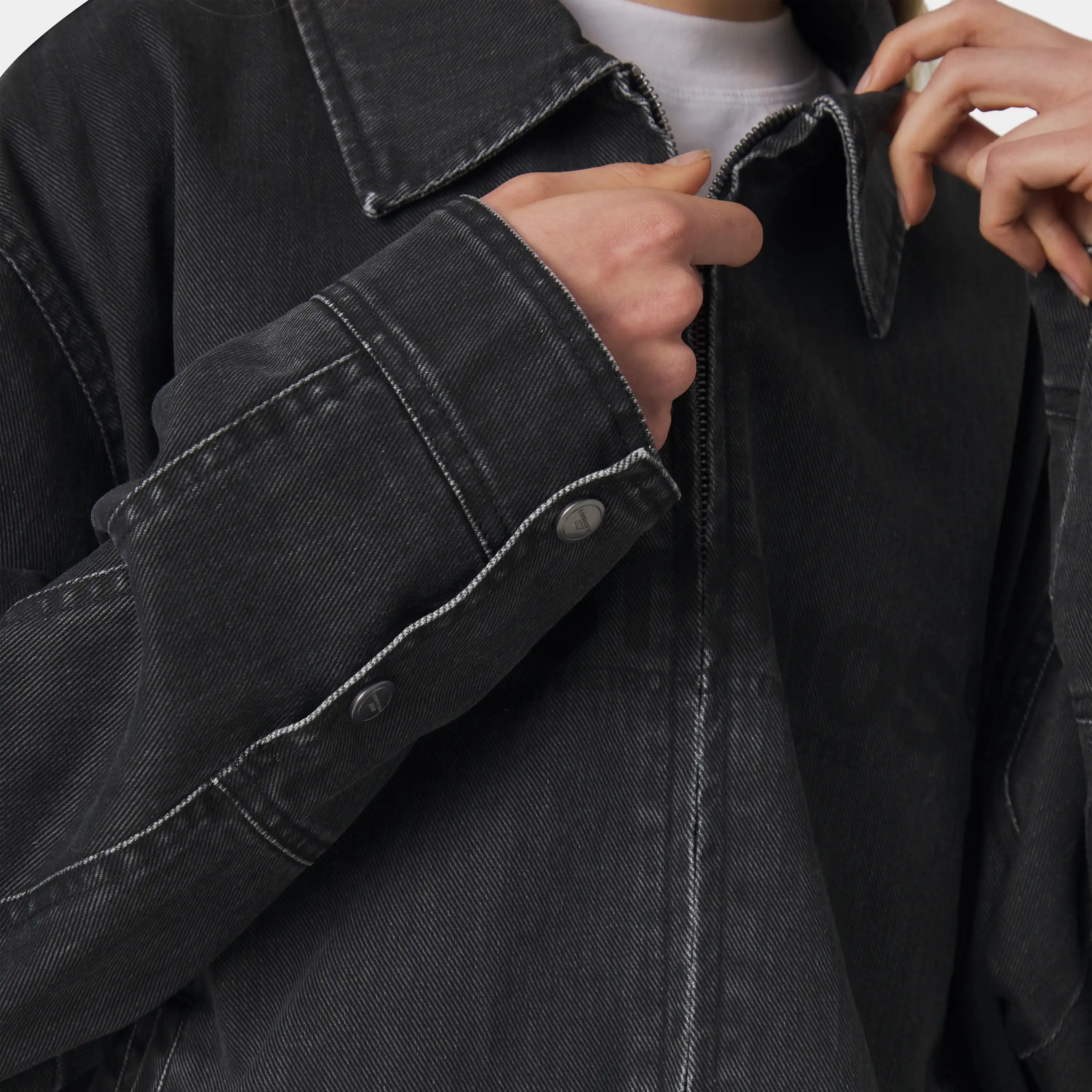 Metro Black Workwear Jacket