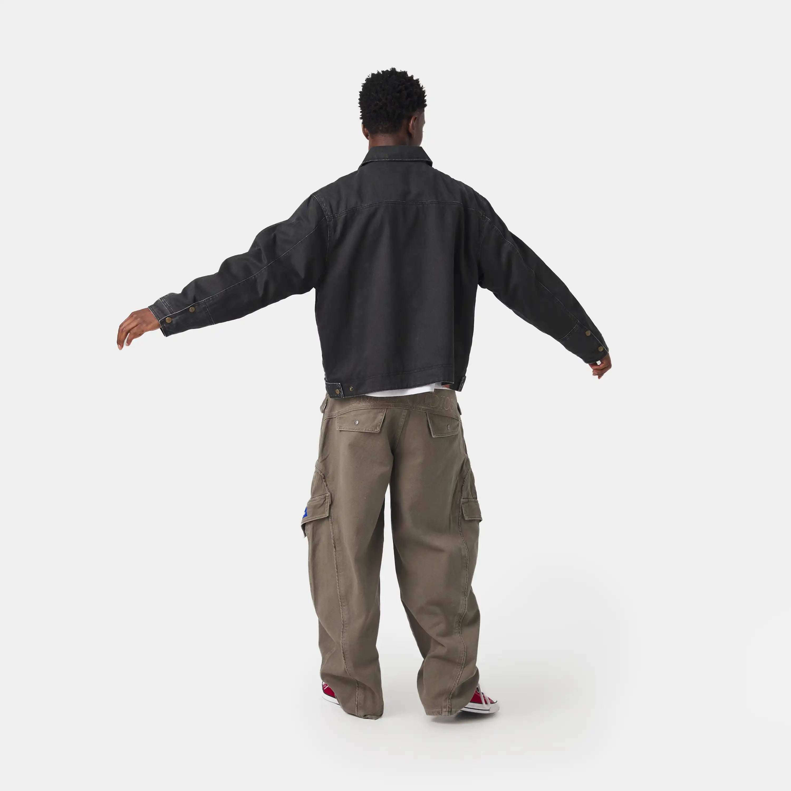 Metro Black Workwear Jacket