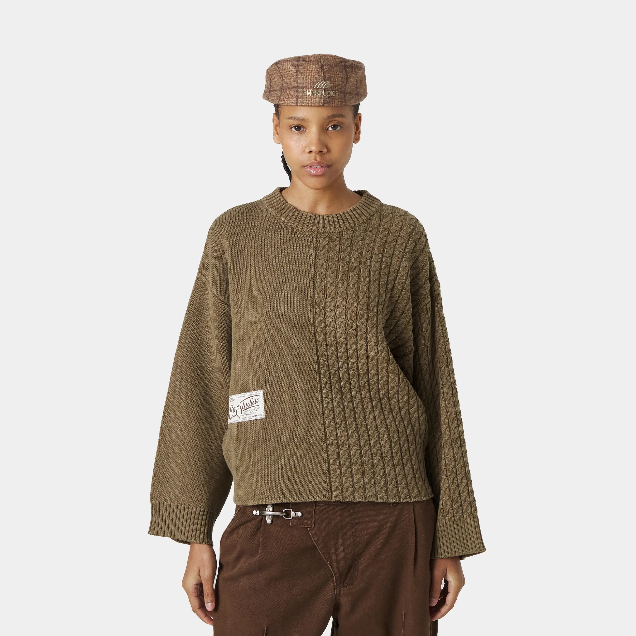 Rougher Choco Knit Sweater
